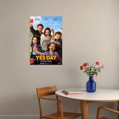 Yes Day Movie 2021 Comedy Family Poster Wall Art Print Home Wall Decor - xonomax