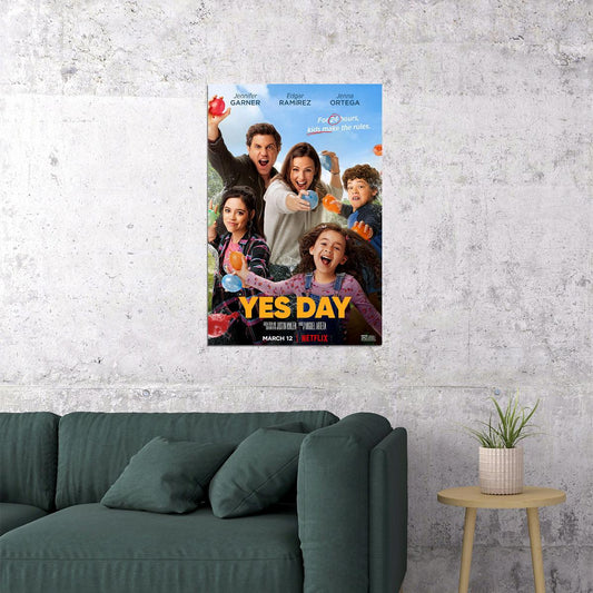 Yes Day Movie 2021 Comedy Family Poster Wall Art Print Home Wall Decor - xonomax