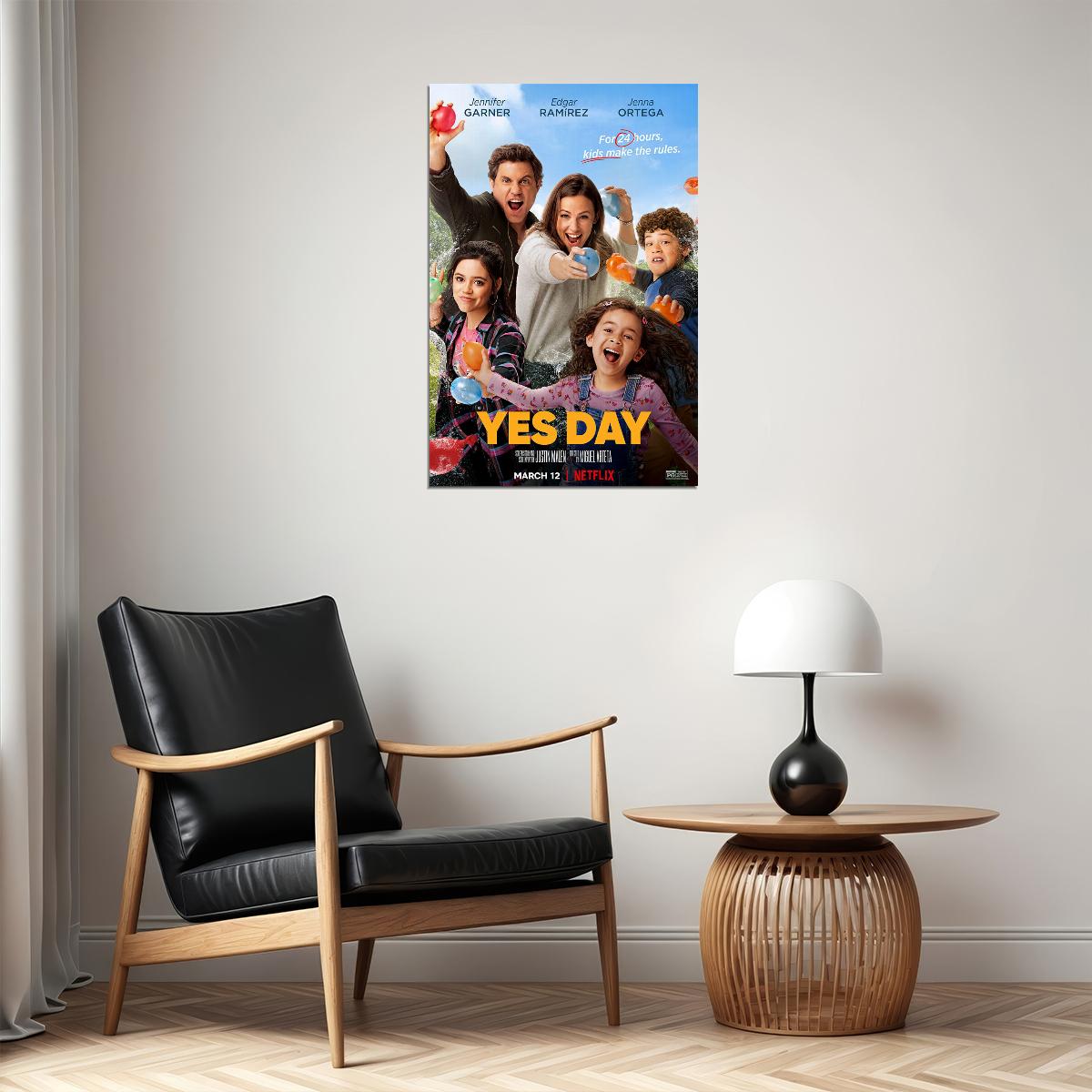 Yes Day Movie 2021 Comedy Family Poster Wall Art Print Home Wall Decor - xonomax