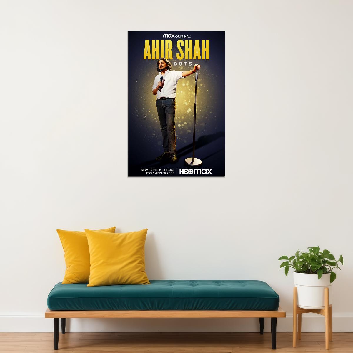 Ahir Shah Dots Movie 2021 Comedian Event Poster Wall Art Print Home Wall Decor - xonomax