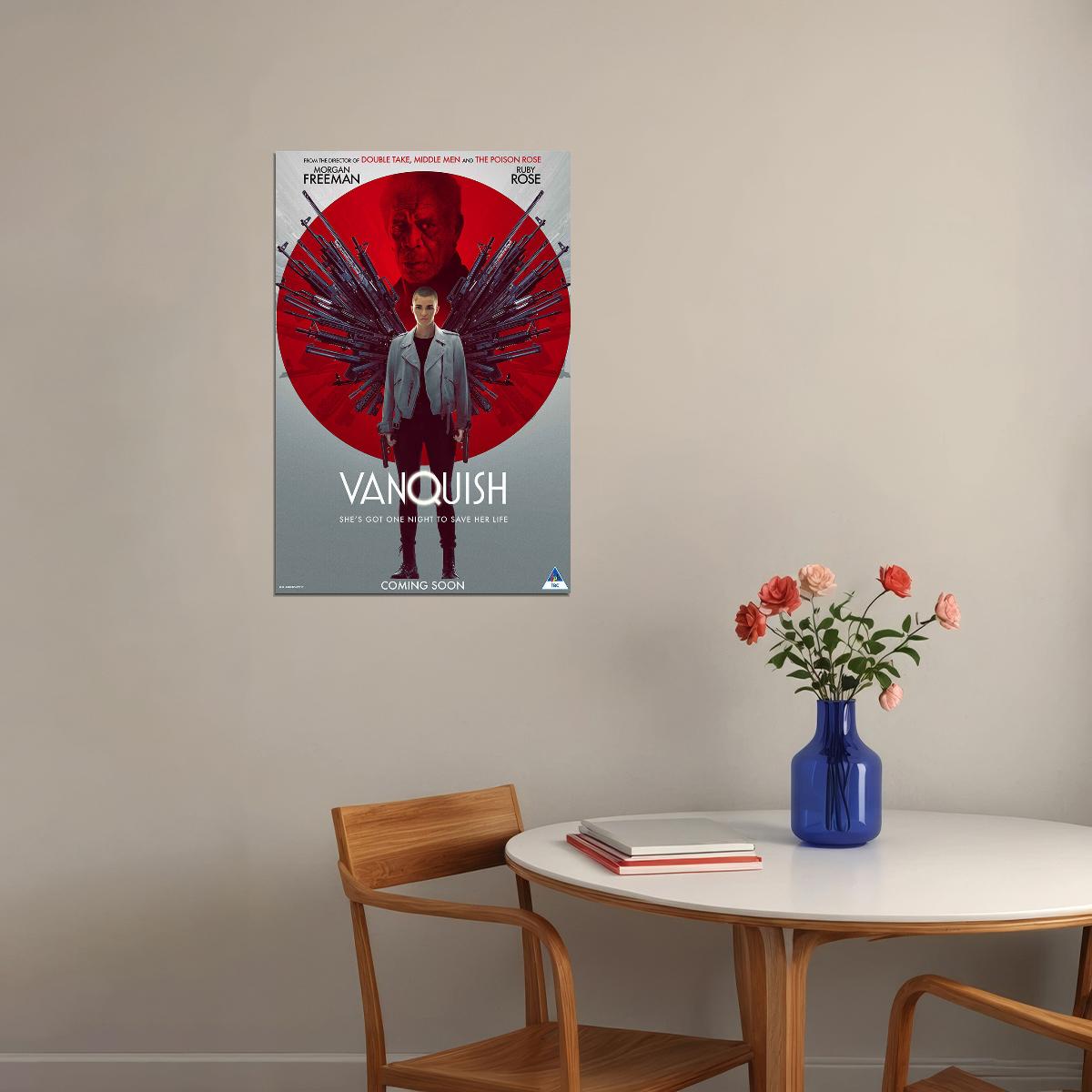 Vanquish Movie 2021 Thriller Action Poster Wall Art Print Home Wall Decor - xonomax
