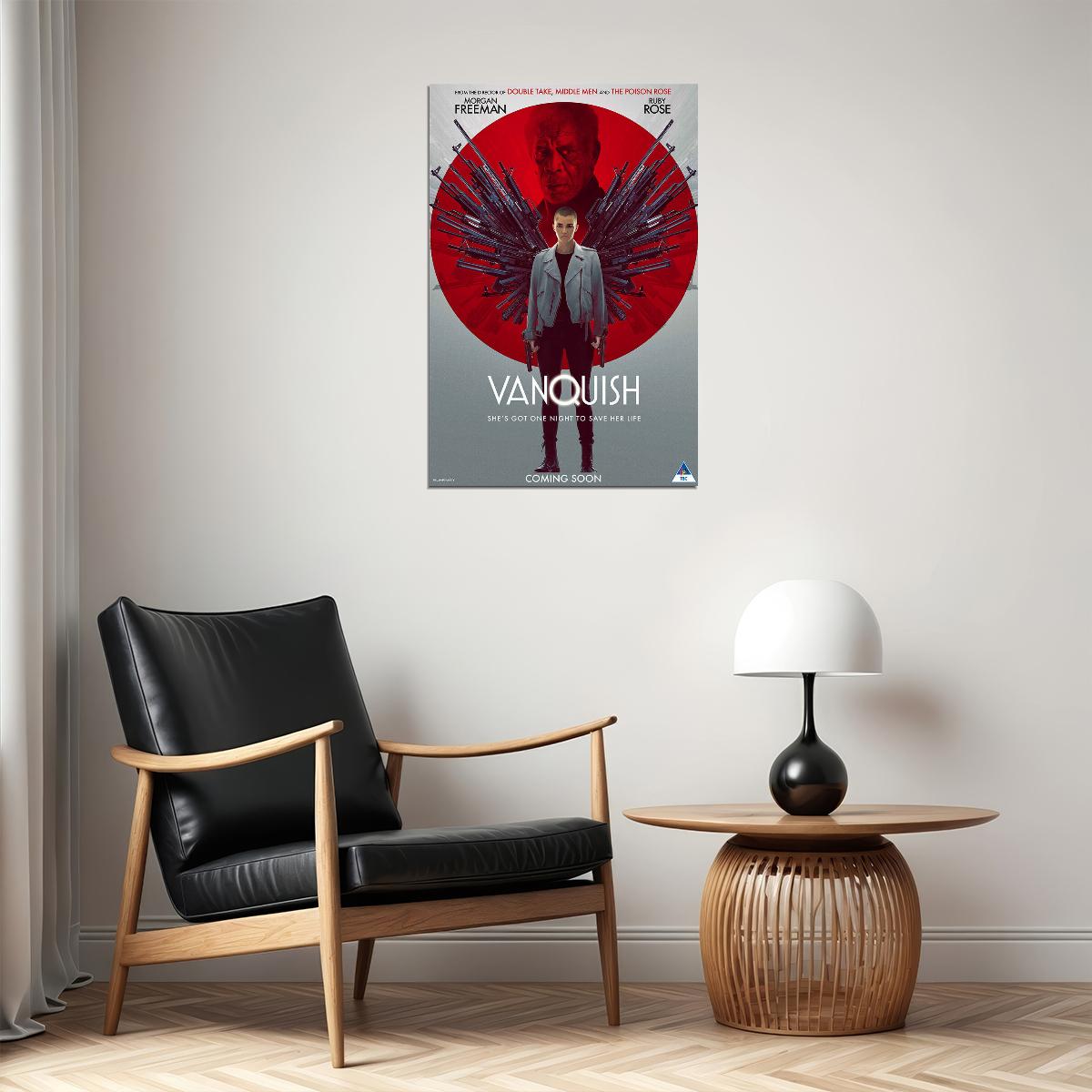Vanquish Movie 2021 Thriller Action Poster Wall Art Print Home Wall Decor - xonomax