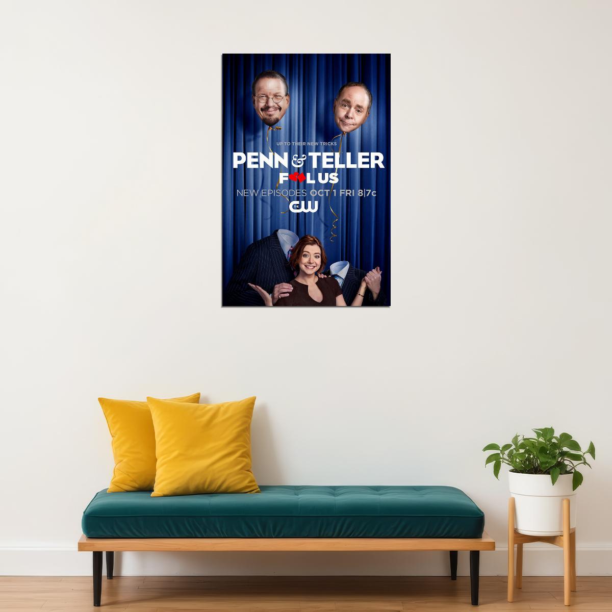 Penn And Teller Fool Us Movie 2021 Comedy Mystery Poster Wall Art Print Home Wall Decor - xonomax