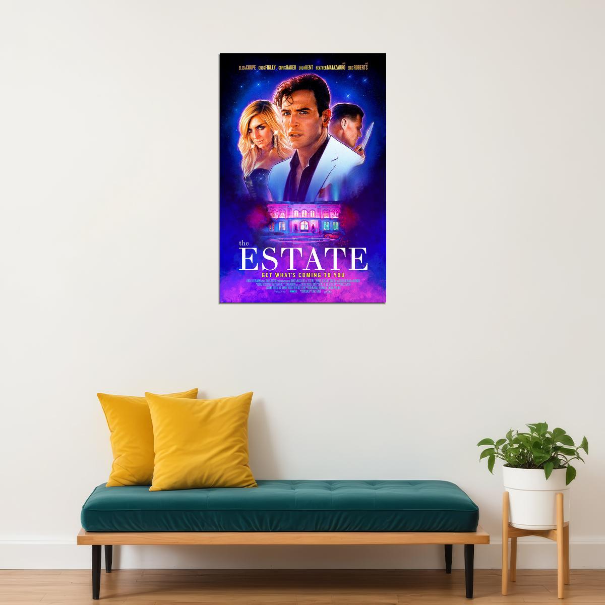The Estate 1 Movie 2021 Thriller Comedy Poster Wall Art Print Home Wall Decor - xonomax