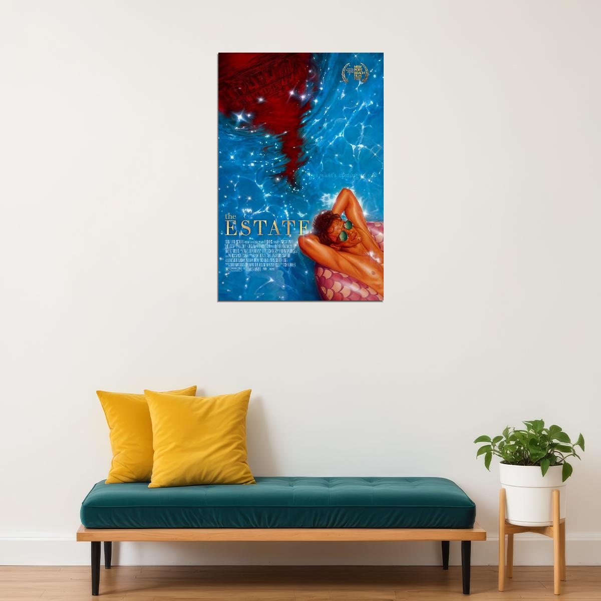 The Estate Movie 2021 Comedy Thriller Poster Wall Art Print Home Wall Decor - xonomax