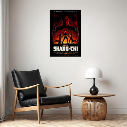 Shang Chi And The Legend Of The Ten Rings Movie Power Poster Wall Art Print Home Wall Decor - xonomax