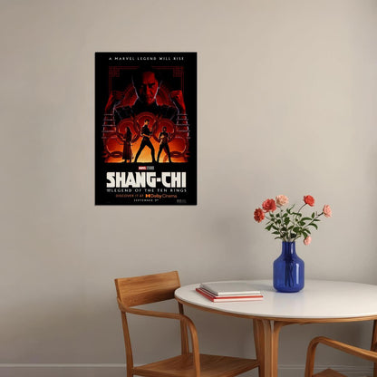 Shang Chi And The Legend Of The Ten Rings Movie Power Poster Wall Art Print Home Wall Decor - xonomax
