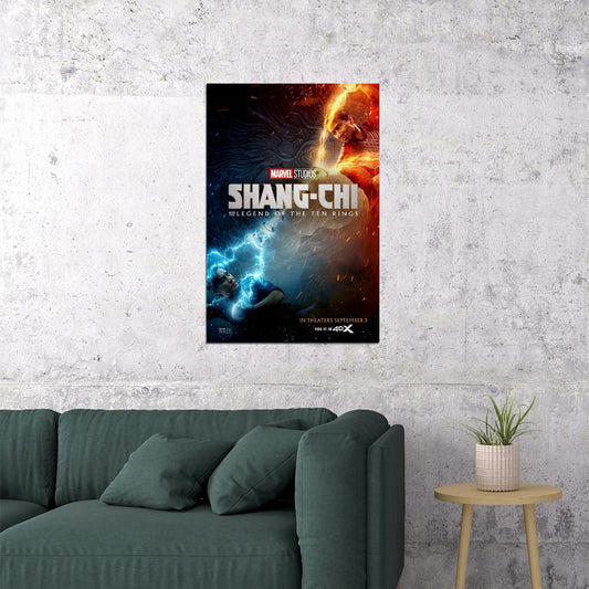Shang Chi And The Legend Of The Ten Rings Movie War Poster Wall Art Print Home Wall Decor - xonomax