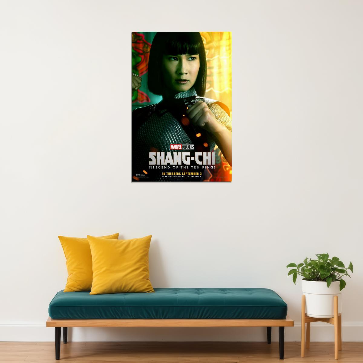Shang Chi And The Legend Of The Ten Rings Movie Fight Poster Wall Art Print Home Wall Decor - xonomax