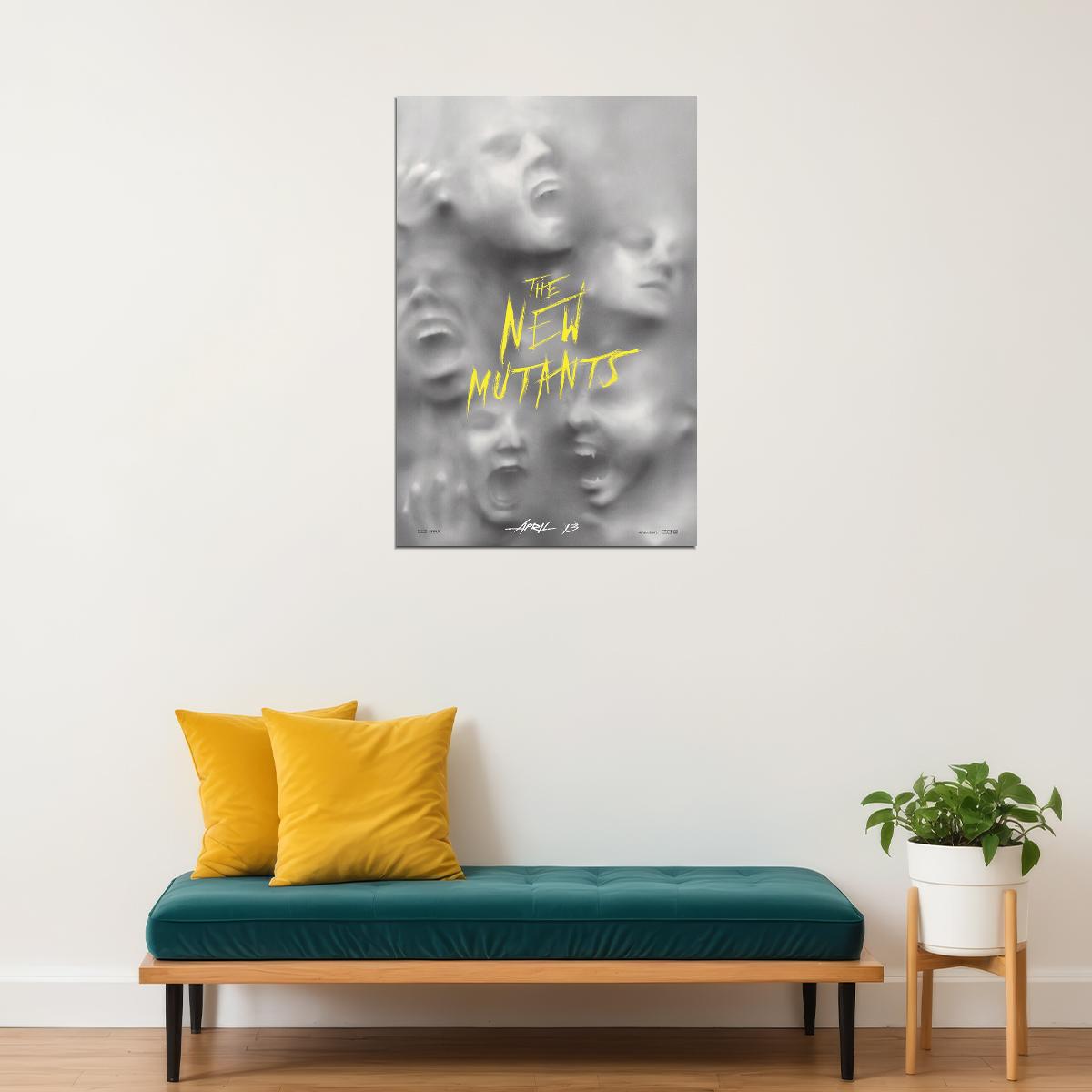 The New Mutants Movie Horror Action Mystery Poster Wall Art Print Home Wall Decor - xonomax