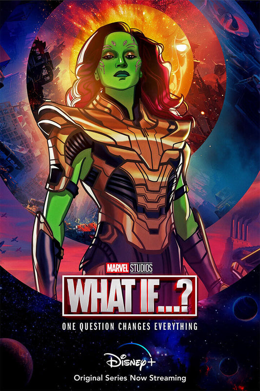 What If...? Full Character Movie 2021 Green Hero Poster Wall Art Print Home Wall Decor - xonomax