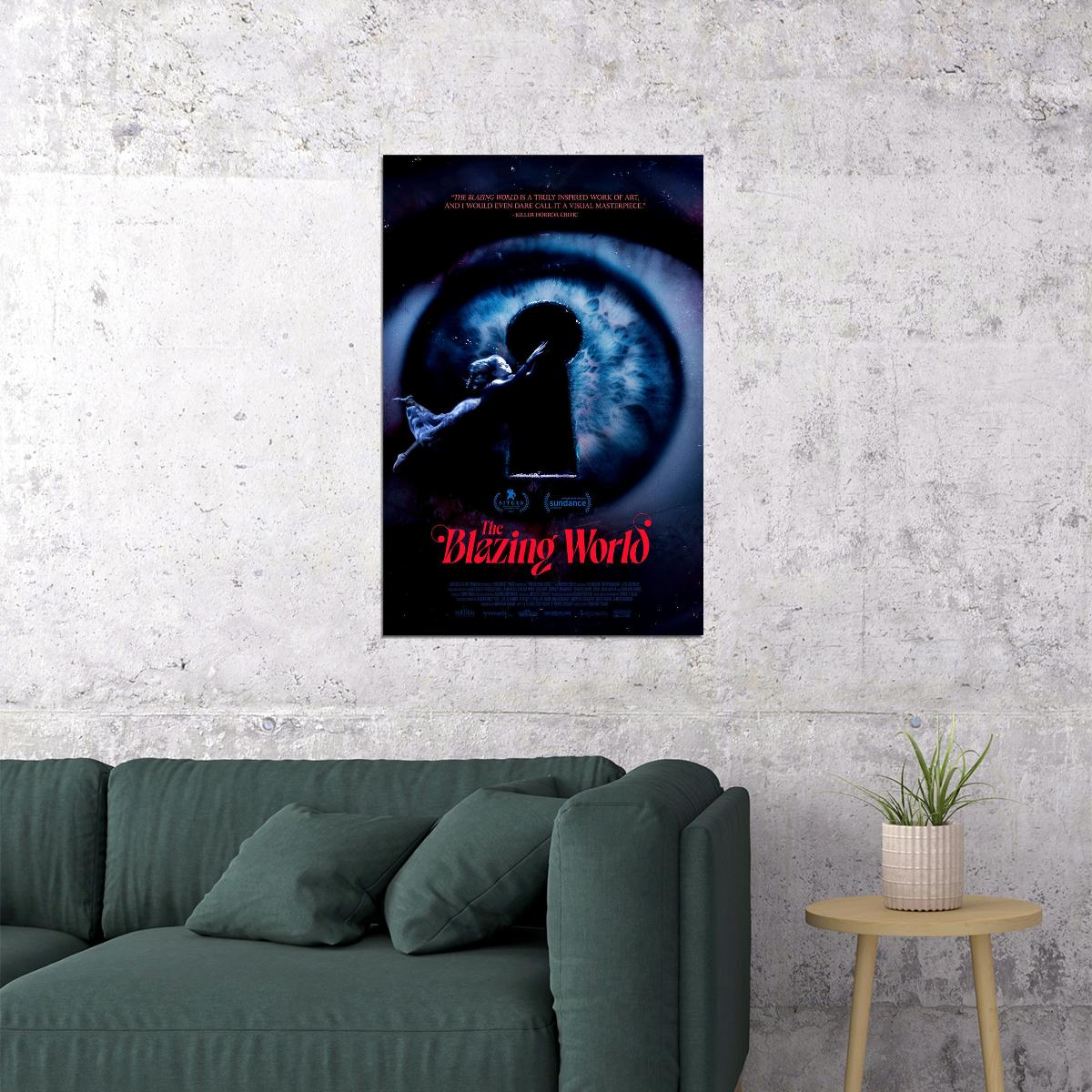 The Blazing World Movie 2021 Action Comedy Fantasy Poster Wall Art Print Home Wall Decor - xonomax