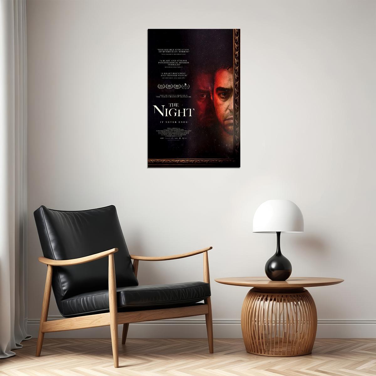 The Night Movie 2021 It Never Ends Horror Mystery Poster Wall Art Print Home Wall Decor - xonomax