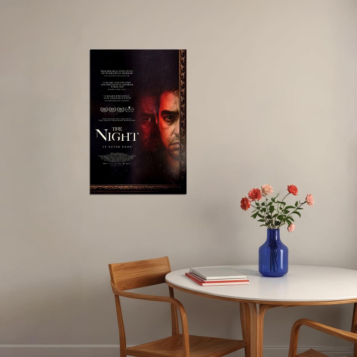 The Night Movie 2021 It Never Ends Horror Mystery Poster Wall Art Print Home Wall Decor - xonomax
