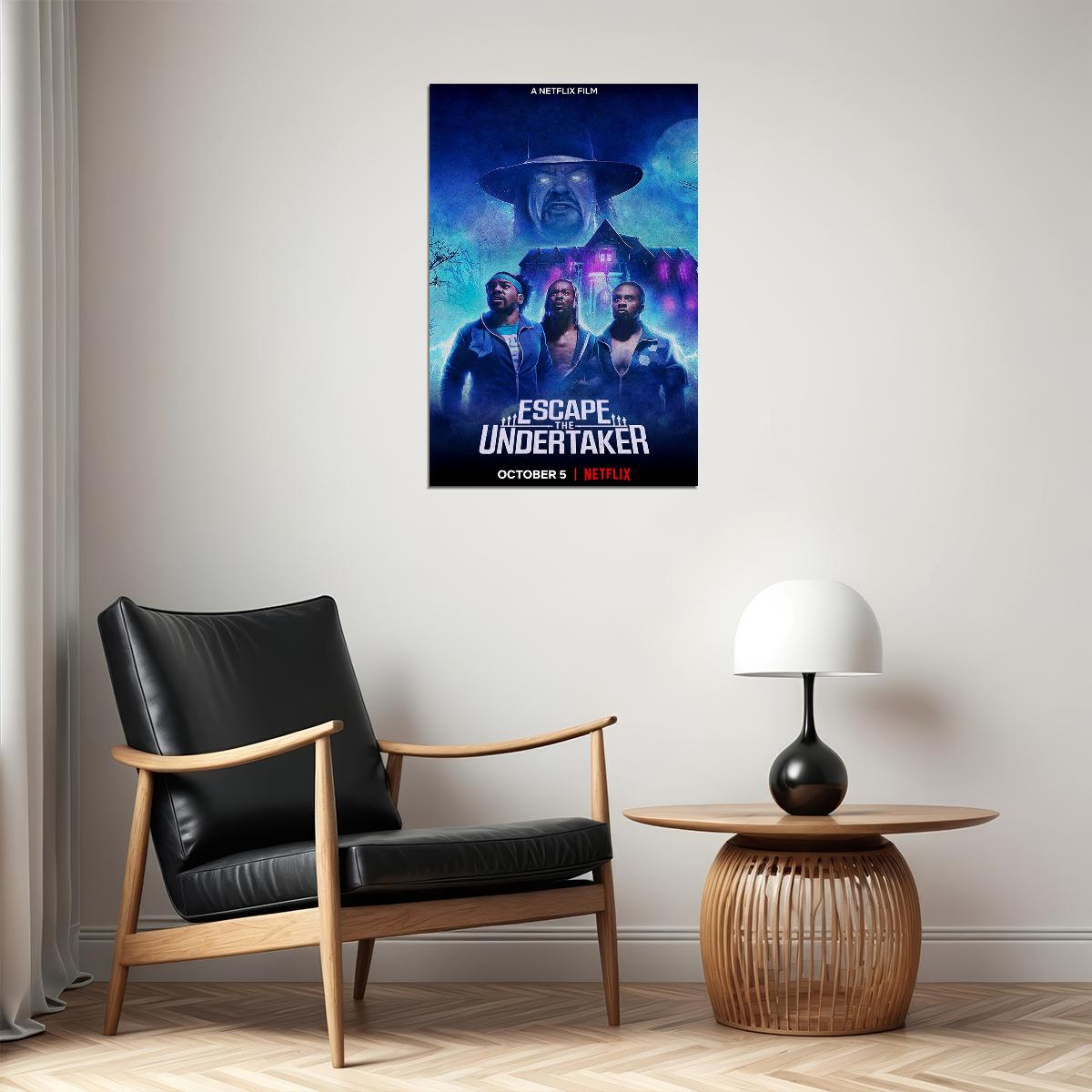 Escape The Undertaker Movie 2021 Comedy Game Event Poster Wall Art Print Home Wall Decor - xonomax