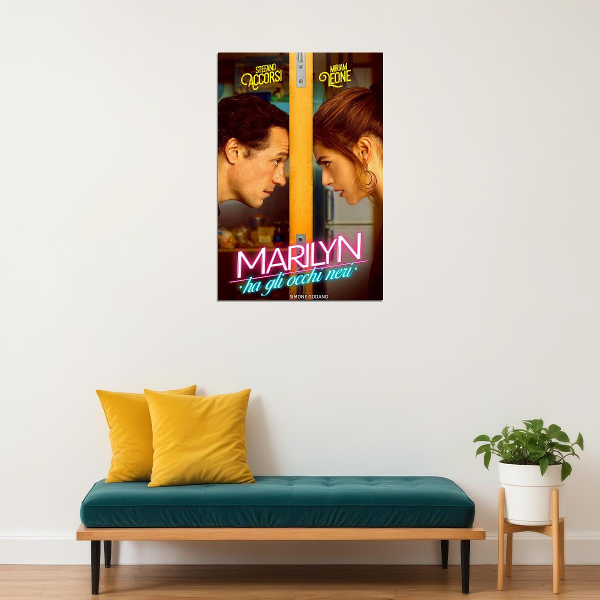 Marilyn Has Black Eyes Movie 2021 Romantic Comedy Poster Wall Art Print Home Wall Decor - xonomax