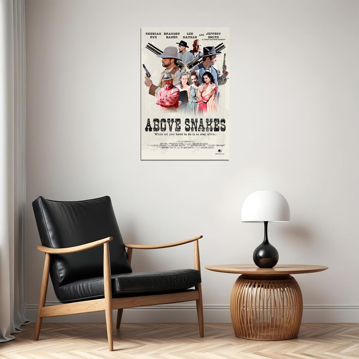 Above Snakes Movie 2021 Action Mystery Poster Wall Art Print Home Wall Decor - xonomax