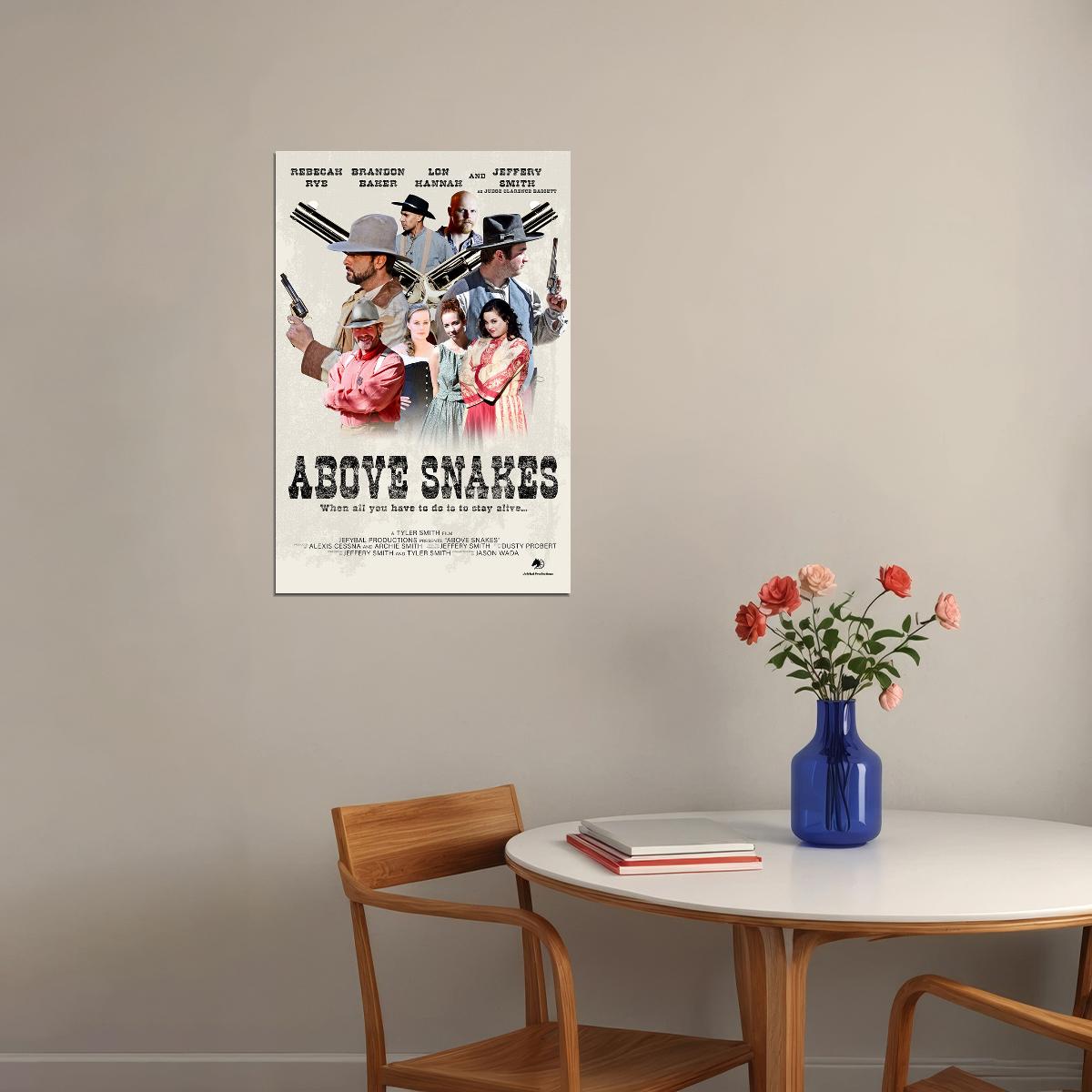 Above Snakes Movie 2021 Action Mystery Poster Wall Art Print Home Wall Decor - xonomax