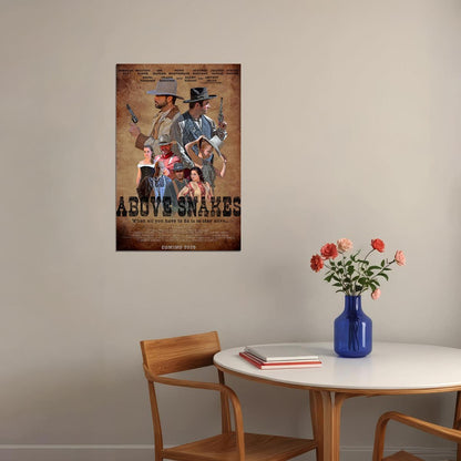 Above Snakes Movie 2021 Mystery Poster Wall Art Print Home Wall Decor - xonomax