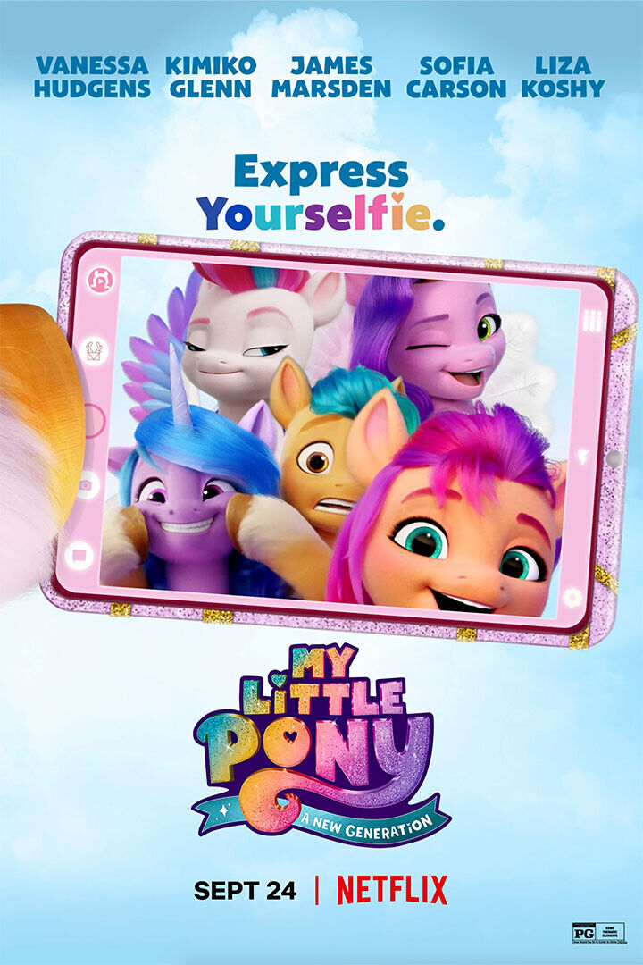 My Little Pony A New Generation Movie 2021 Animation Poster Wall Art Print Home Wall Decor - xonomax