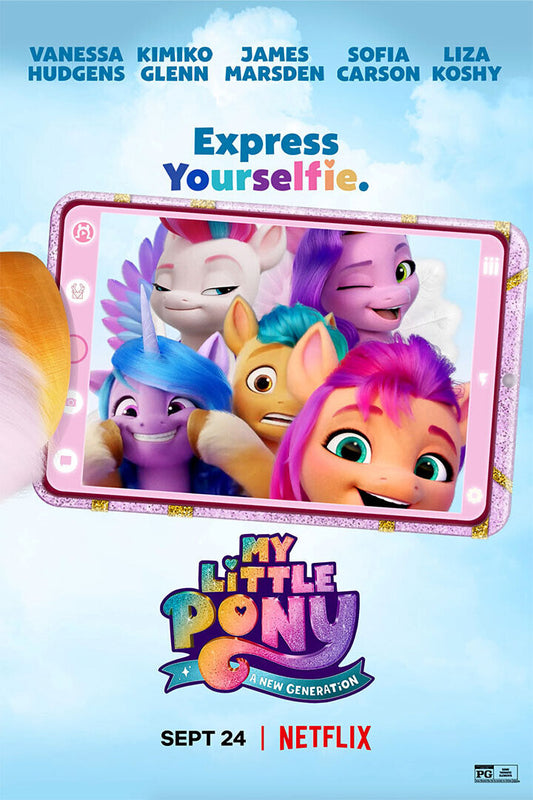 My Little Pony A New Generation Movie 2021 Animation Poster Wall Art Print Home Wall Decor - xonomax