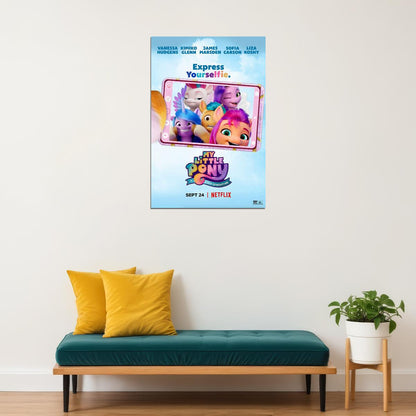 My Little Pony A New Generation Movie 2021 Animation Poster Wall Art Print Home Wall Decor - xonomax