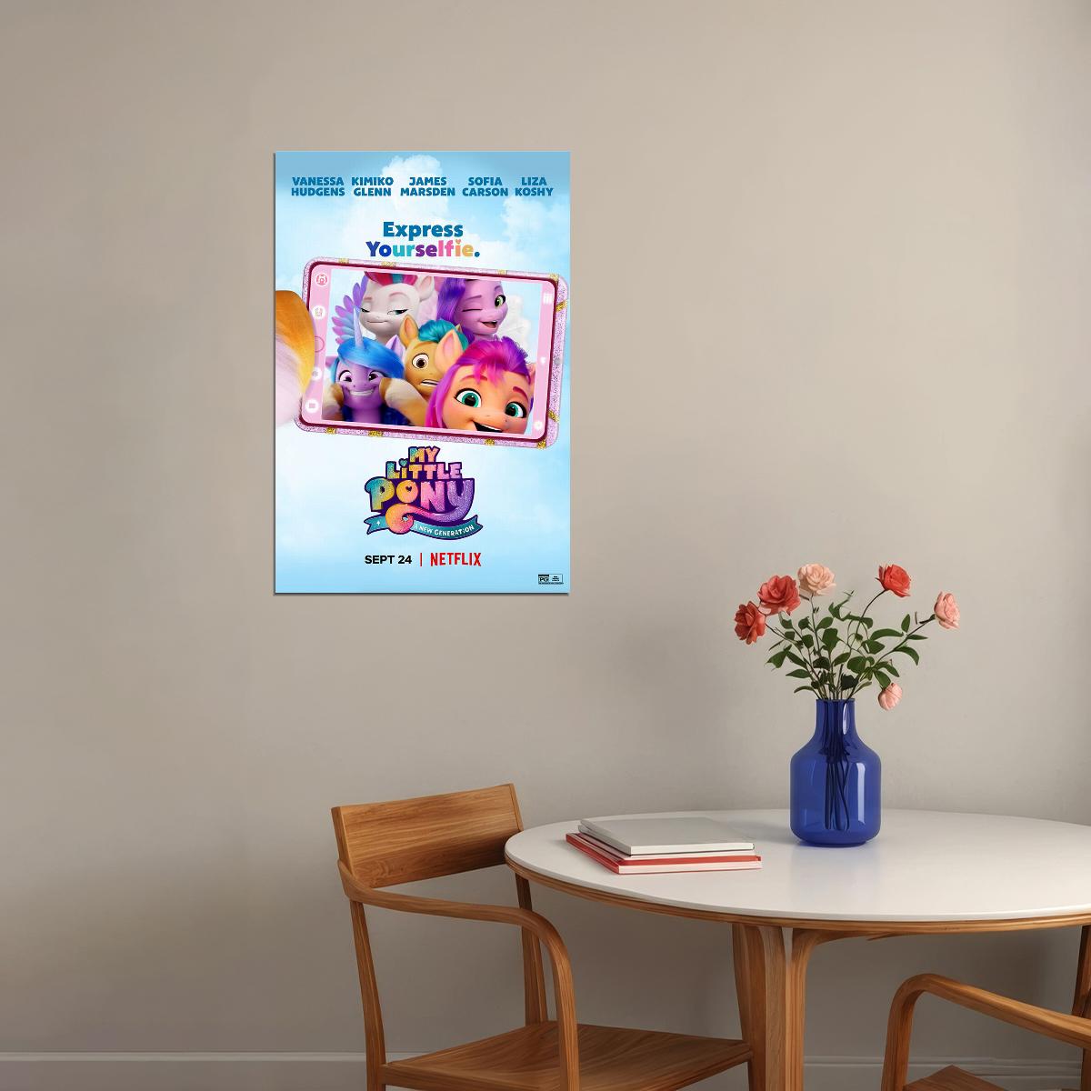 My Little Pony A New Generation Movie 2021 Animation Poster Wall Art Print Home Wall Decor - xonomax