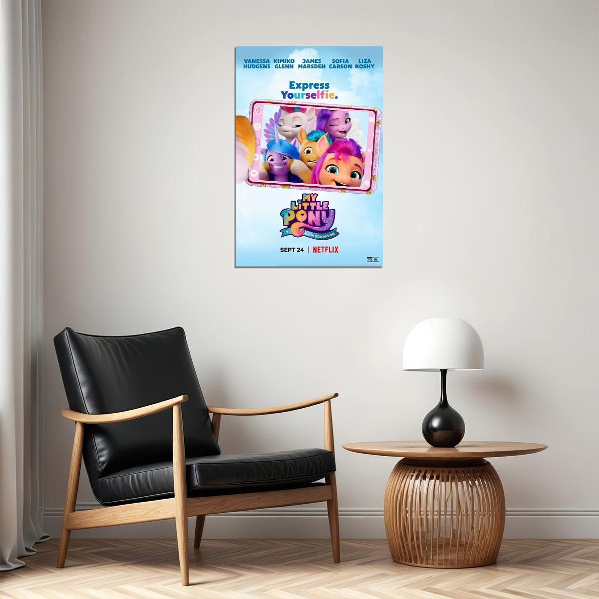 My Little Pony A New Generation Movie 2021 Animation Poster Wall Art Print Home Wall Decor - xonomax