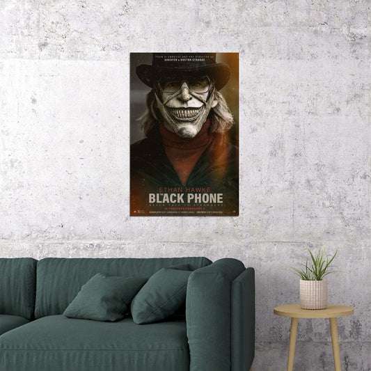The Black Phone Movie 2021 Horror Thriller Poster Wall Art Print Home Wall Decor - xonomax