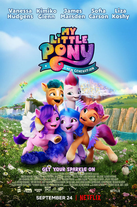 My Little Pony A New Generation 2 Movie 2021 Animation Poster Wall Art Print Home Wall Decor - xonomax