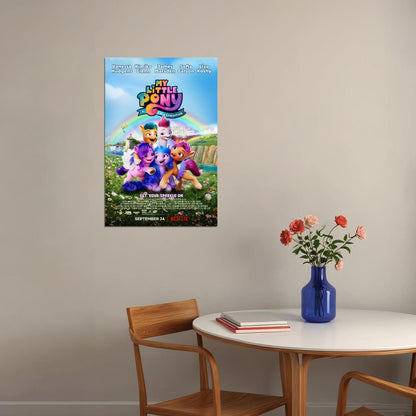 My Little Pony A New Generation 2 Movie 2021 Animation Poster Wall Art Print Home Wall Decor - xonomax