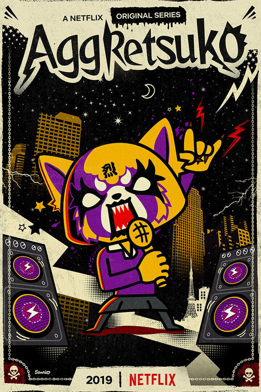 Aggretsuko 2 Movie 2021 Animation Comedy Drama Poster Wall Art Print Home Wall Decor - xonomax