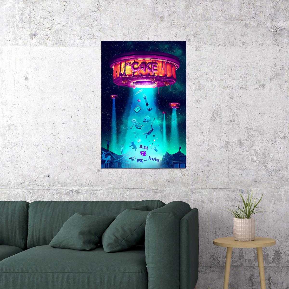 Cake Movie 2021 Animation Comedy Poster Wall Art Print Home Wall Decor - xonomax