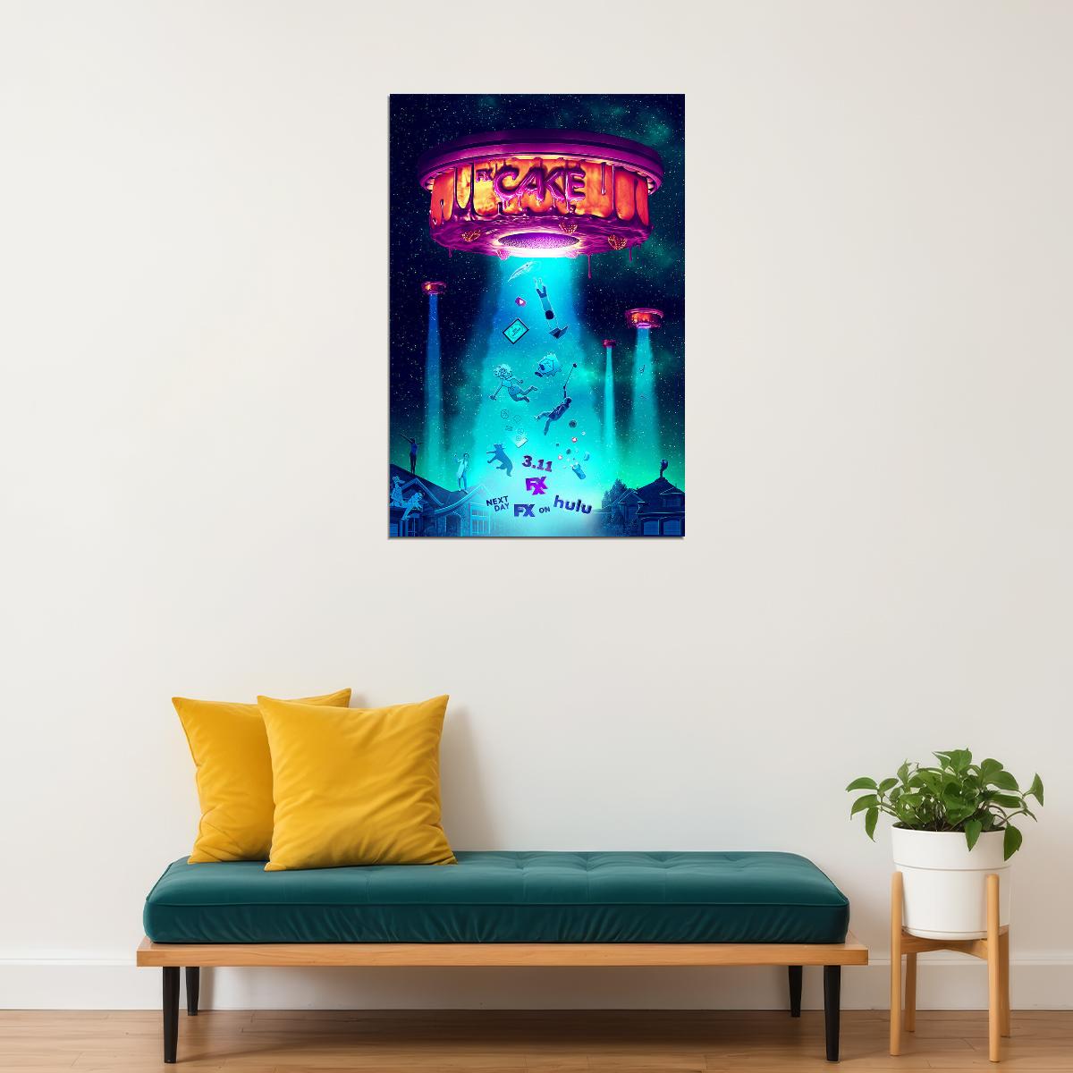 Cake Movie 2021 Animation Comedy Poster Wall Art Print Home Wall Decor - xonomax
