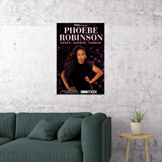 Phoebe Robinson Sorry Harriet Tubman Movie Comedy Poster Wall Art Print Home Wall Decor - xonomax