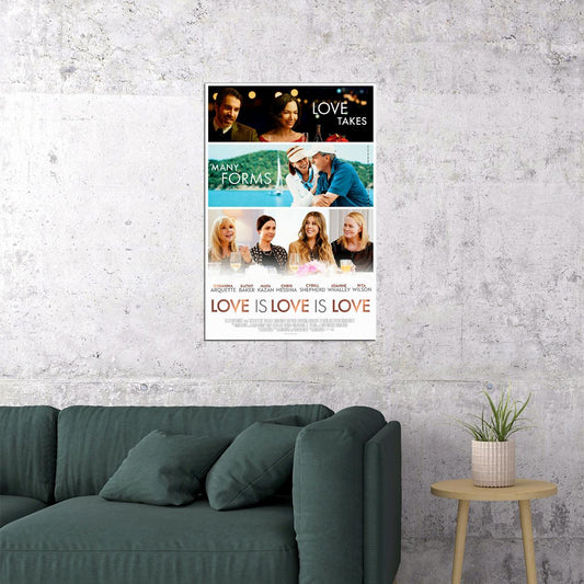 Love Is Love Is Love Movie 2021 Romantic Drama Poster Wall Art Print Home Wall Decor - xonomax