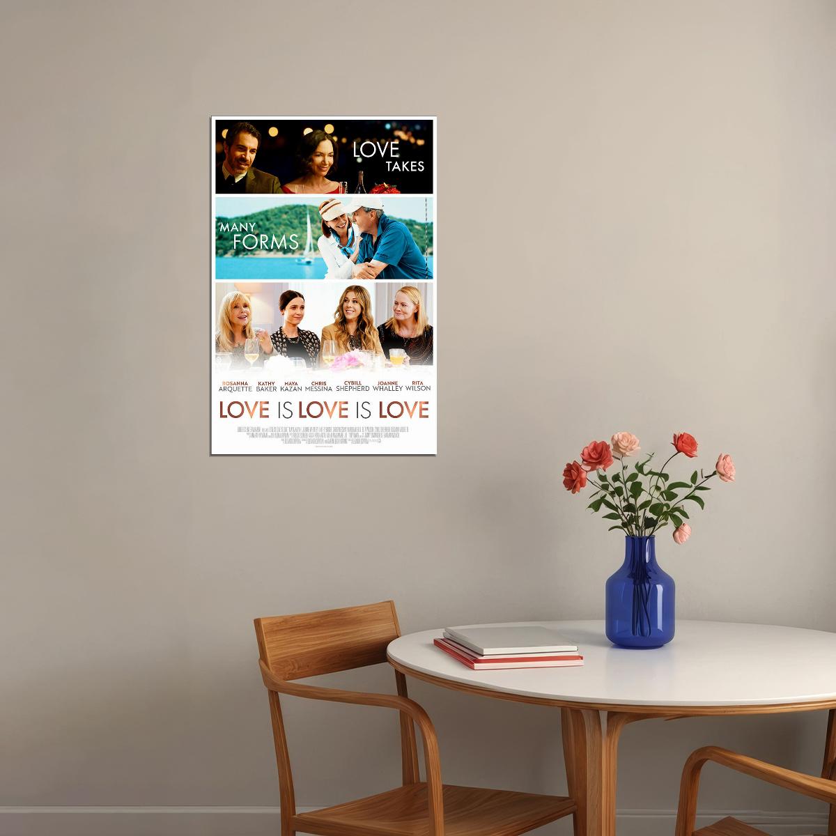 Love Is Love Is Love Movie 2021 Romantic Drama Poster Wall Art Print Home Wall Decor - xonomax