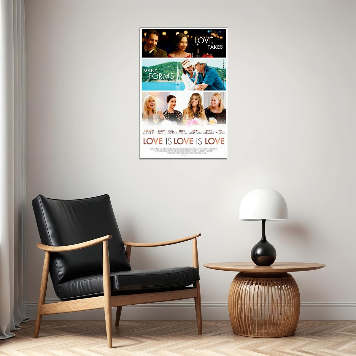 Love Is Love Is Love Movie 2021 Romantic Drama Poster Wall Art Print Home Wall Decor - xonomax