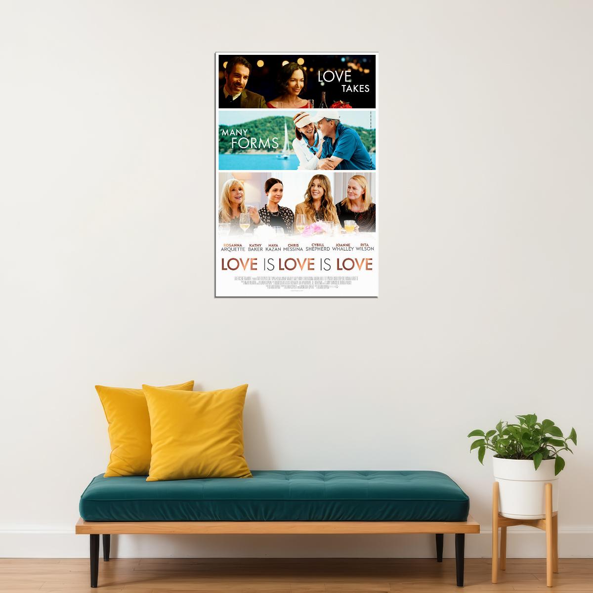 Love Is Love Is Love Movie 2021 Romantic Drama Poster Wall Art Print Home Wall Decor - xonomax