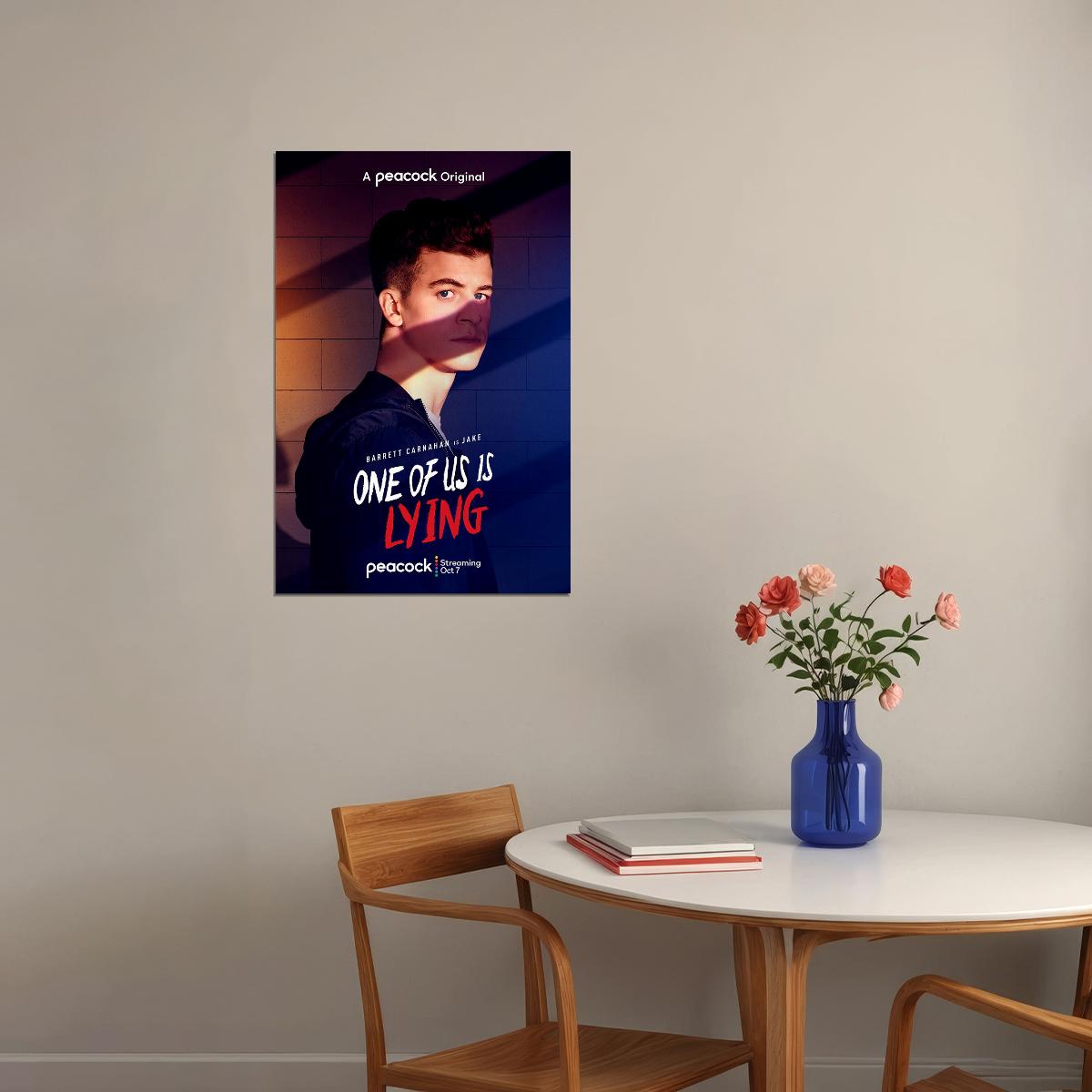 One Of Us Is Lying Full Character Movie 2021 Action Poster Wall Art Print Home Wall Decor - xonomax