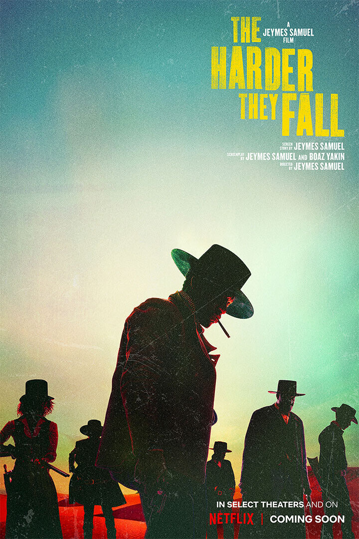 The Harder They Fall Movie Action Drama Poster Wall Art Print Home Wall Decor - xonomax