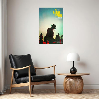 The Harder They Fall Movie Action Drama Poster Wall Art Print Home Wall Decor - xonomax
