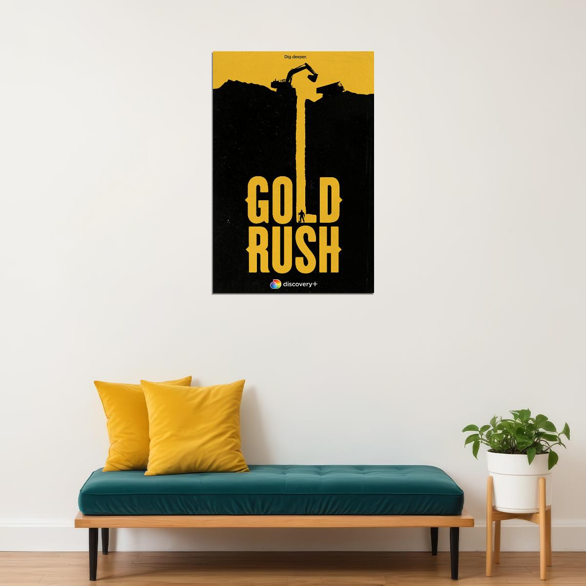 Gold Rush Movie Reality Series Poster Wall Art Print Home Wall Decor - xonomax