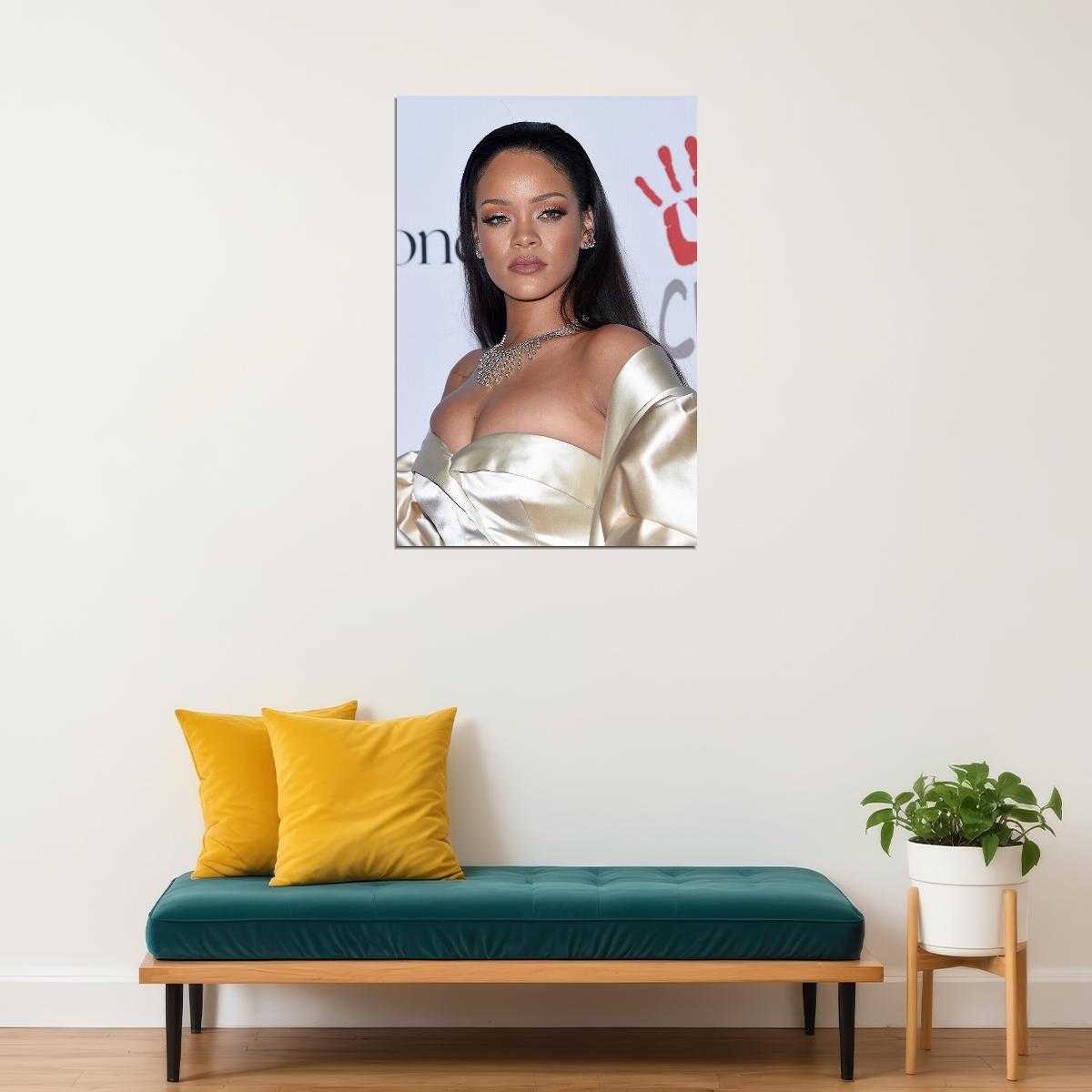 Rihanna Singer Song Lyricist Famous Artist Poster Wall Art Print Home Wall Decor - xonomax