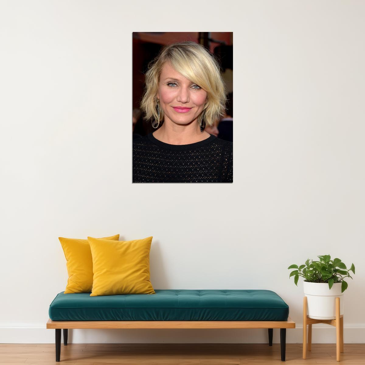 Cameron Diaz Young 80's 90's Teen Tv Movie Poster Wall Art Print Home Wall Decor - xonomax