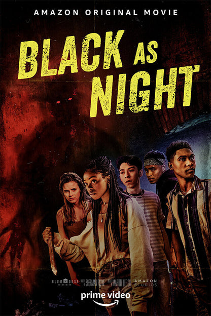 Black As Night Movie 2021 Drama Horror Thriller Poster Wall Art Print Home Wall Decor - xonomax