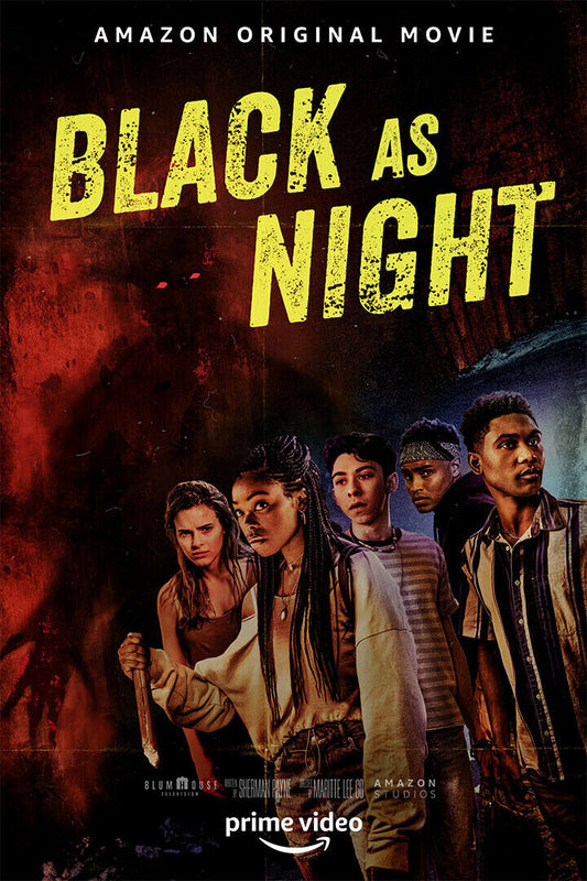 Black As Night Movie 2021 Drama Horror Thriller Poster Wall Art Print Home Wall Decor - xonomax