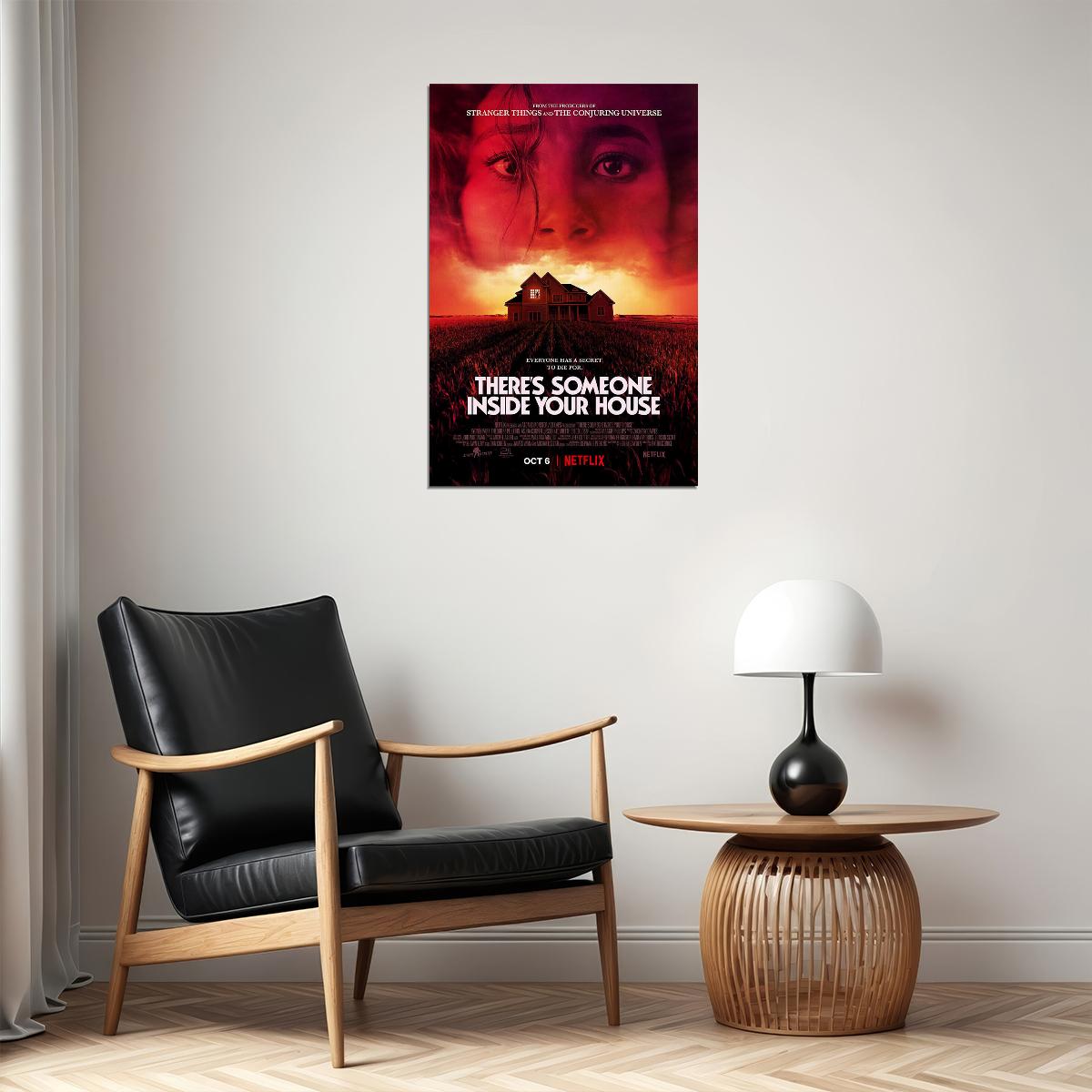 There's Someone Inside Your House Movie 2021 Horror Poster Wall Art Print Home Wall Decor - xonomax