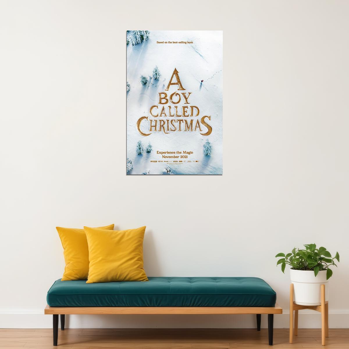 A Boy Called Christmas Movie 2021 Action Drama Family Poster Wall Art Print Home Wall Decor - xonomax