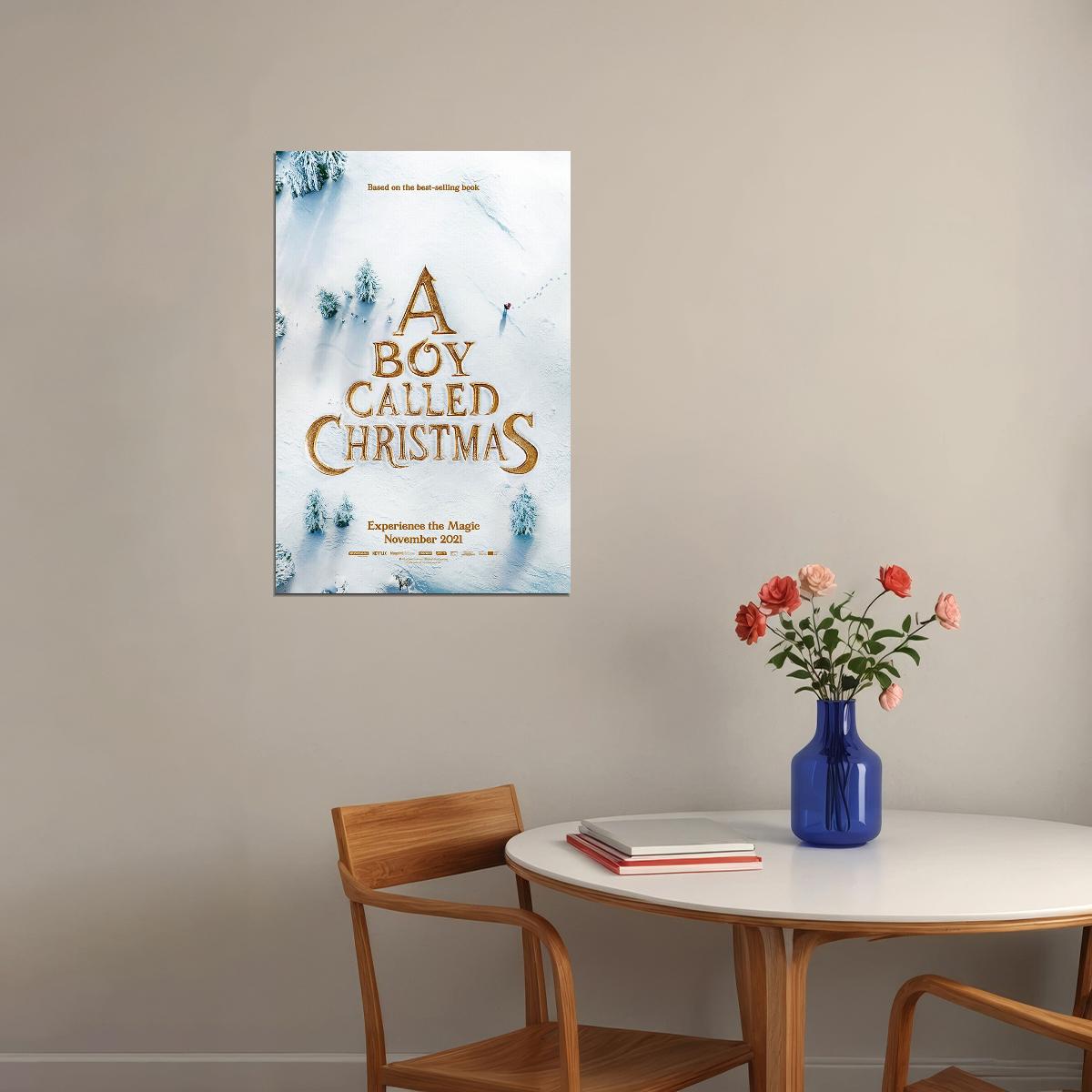 A Boy Called Christmas Movie 2021 Action Drama Family Poster Wall Art Print Home Wall Decor - xonomax